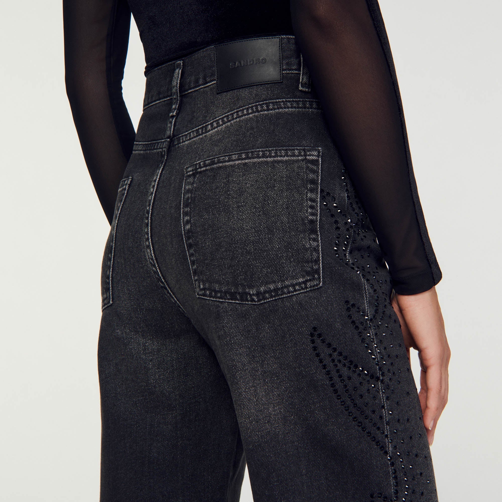 Vaquero recto desgastado - Imagen 3