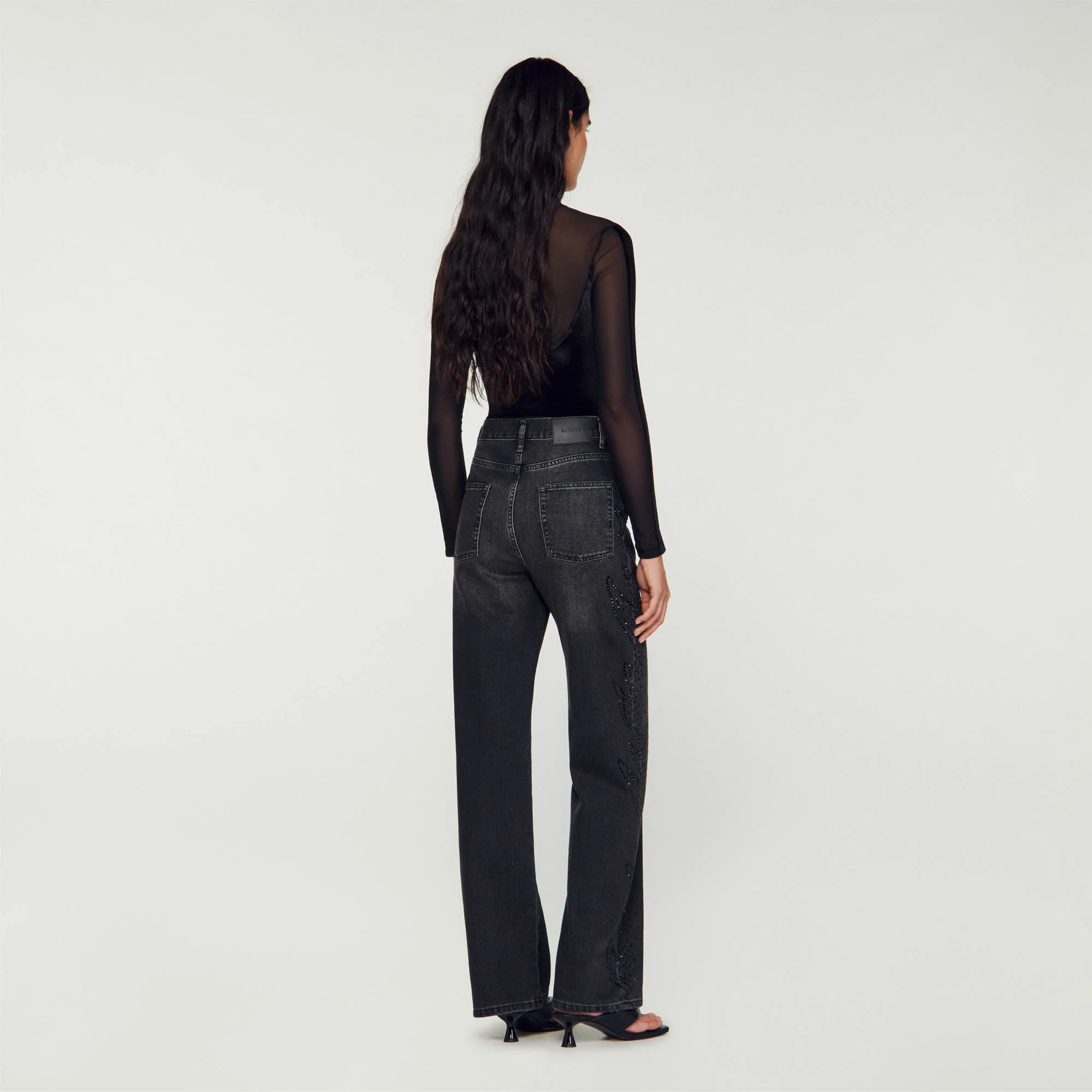 Vaquero recto desgastado - Imagen 5