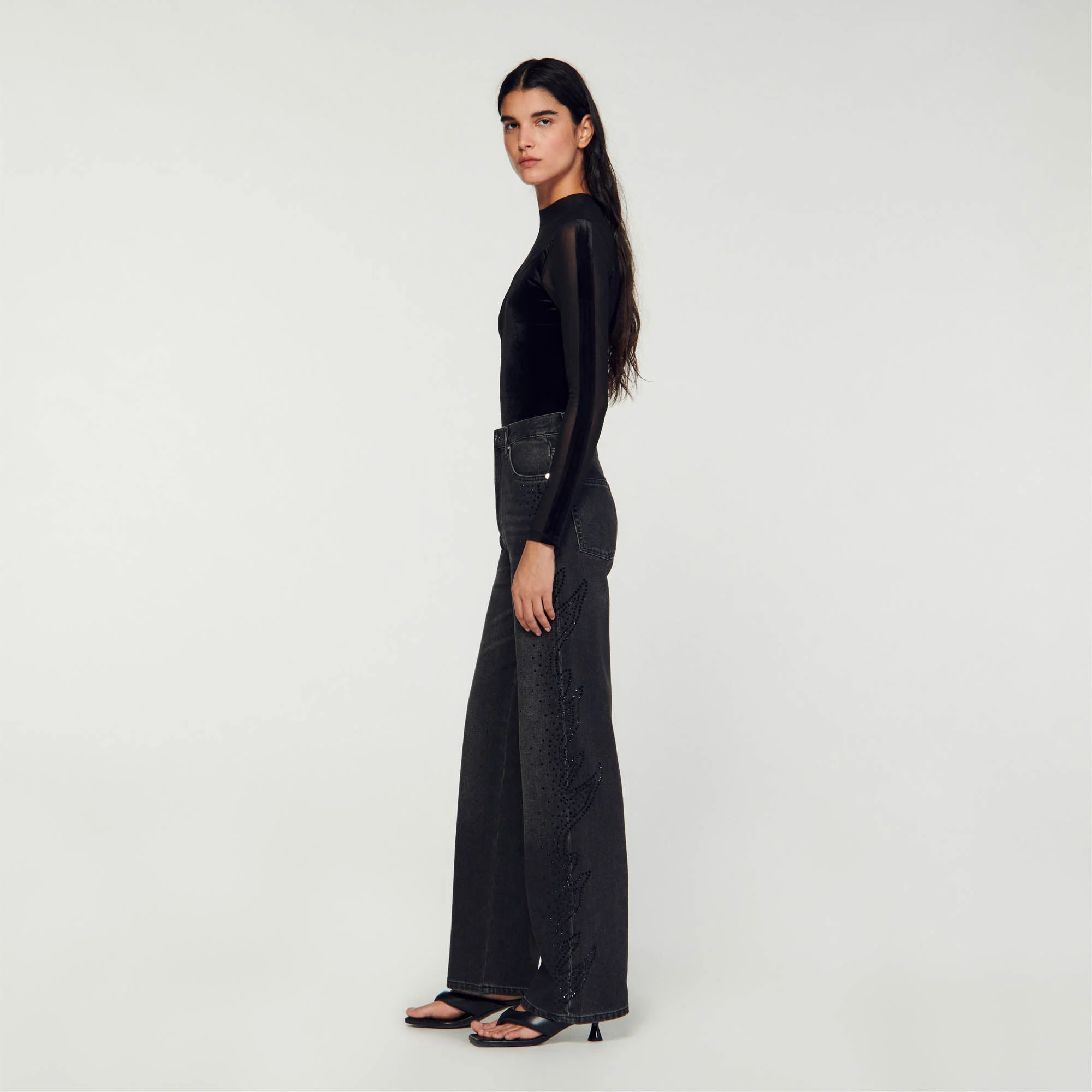 Vaquero recto desgastado - Imagen 6