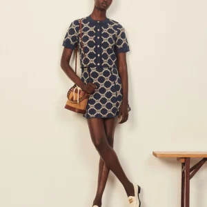 Falda Macha Azul Marino