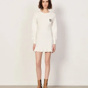 Falda Tejida Soline Ecru