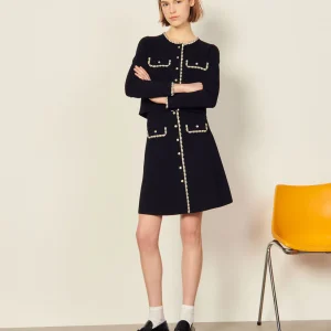 Falda Beverly Azul Marino