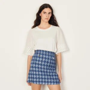 Falda Anselme Azul Marino