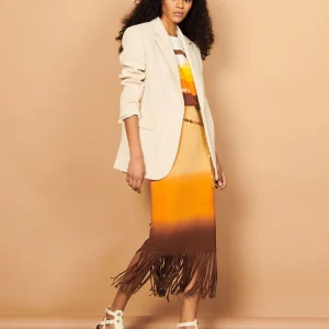 Falda Tejida Aldira Beige