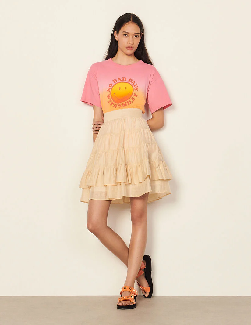 Falda Tejida Fanfan Beige