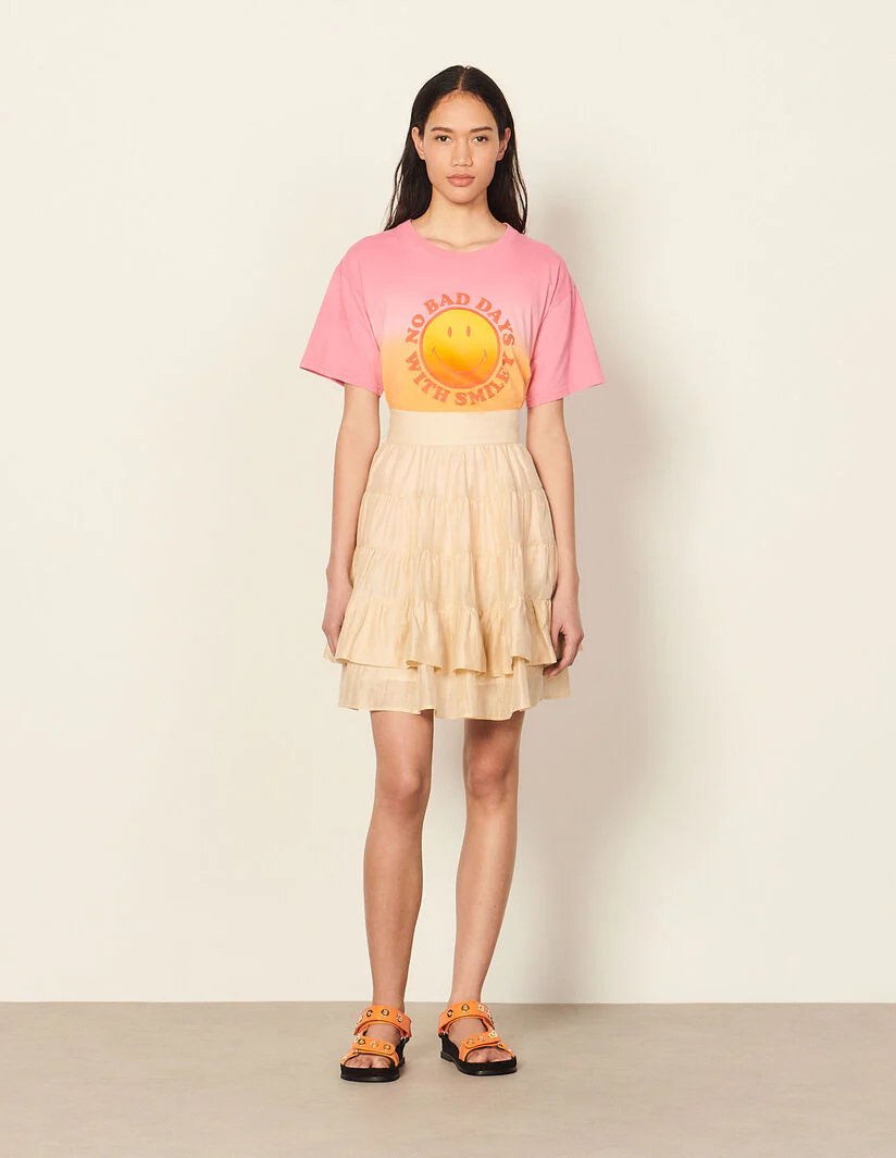 Falda Tejida Fanfan Beige - Imagen 5