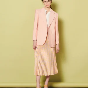 Falda Tejida Flora Amarillo