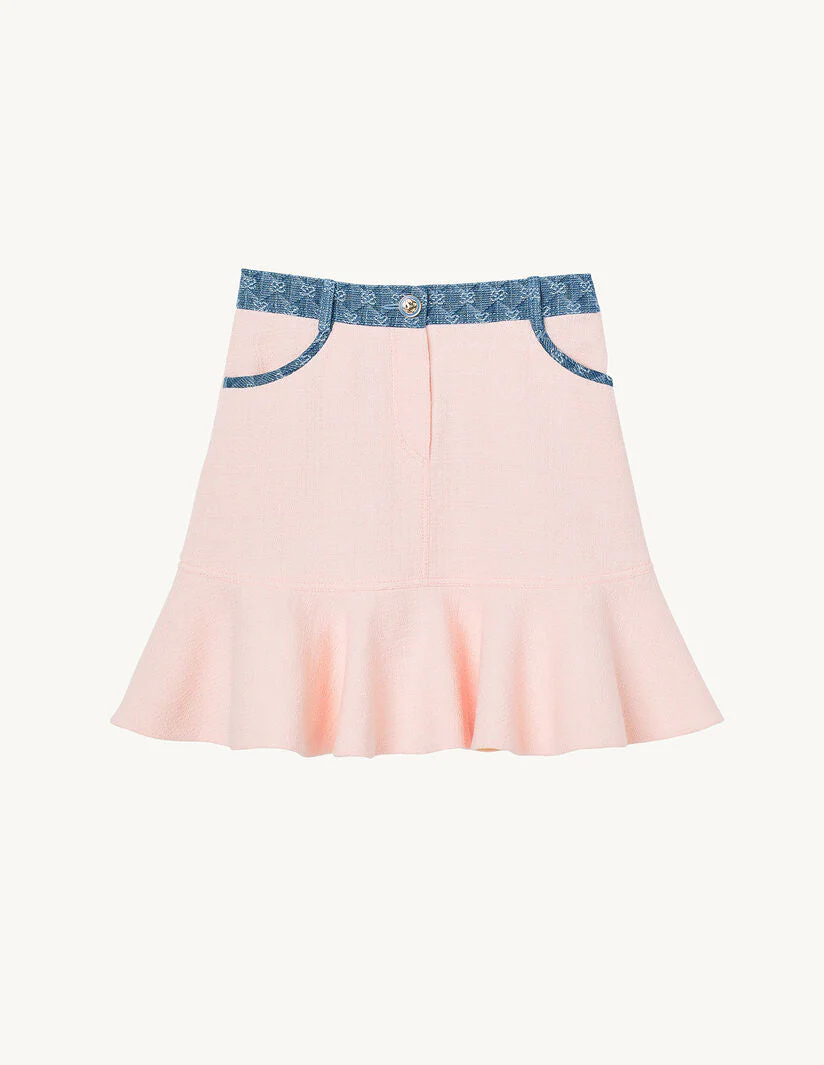 Falda Tejida Polene Rosa - Imagen 6