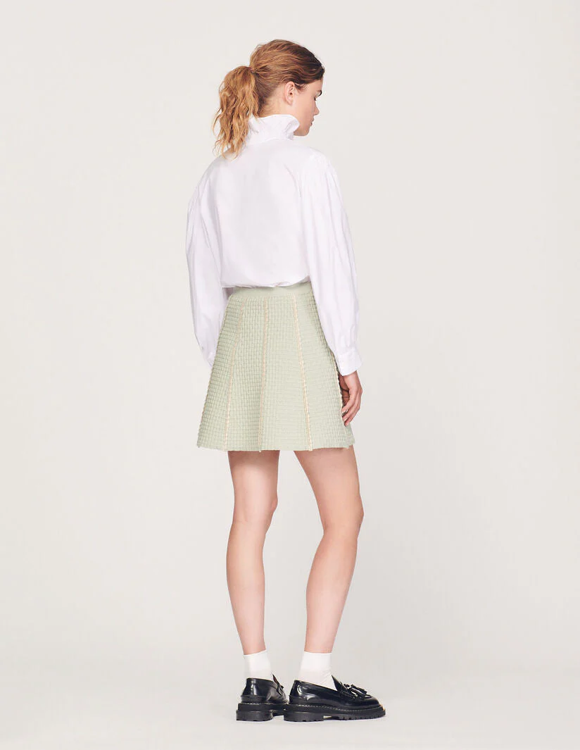 Falda corta de punto - Imagen 4