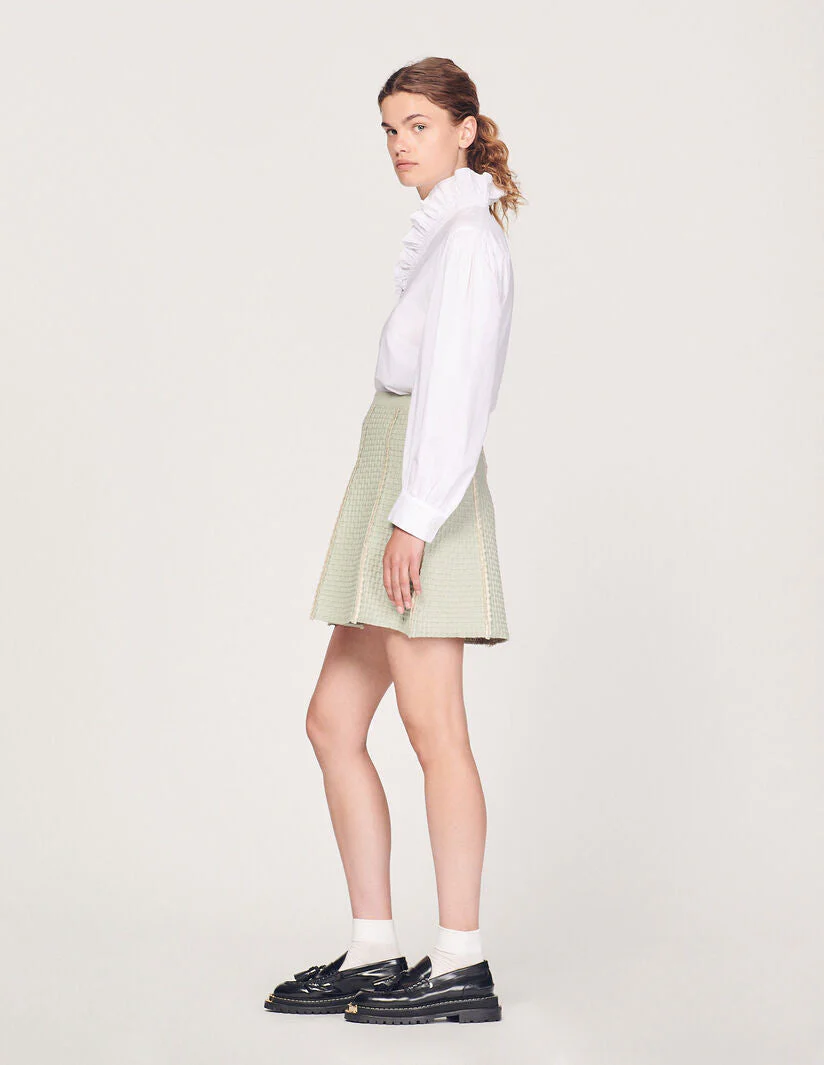 Falda corta de punto - Imagen 5