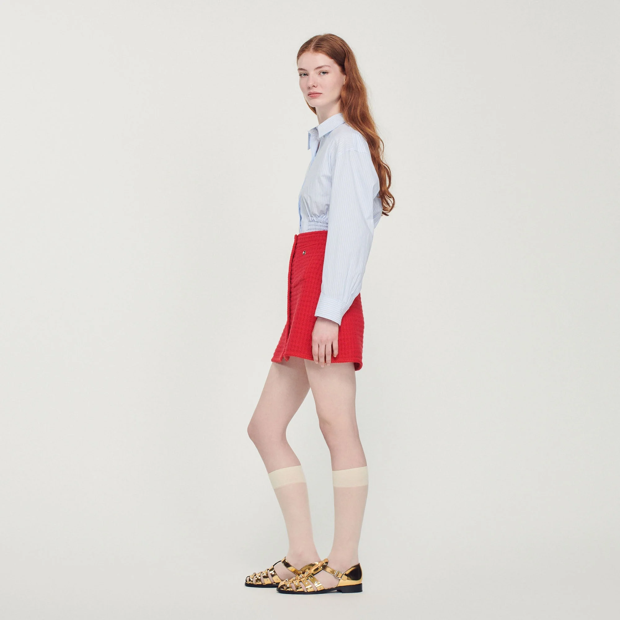 Falda corta de punto - Imagen 6