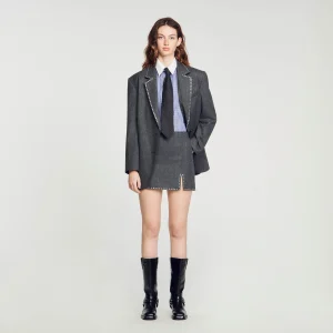 Minifalda con abertura