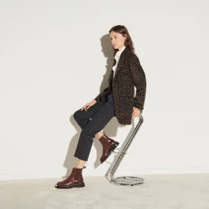 Abrigo con estampado de leopardo Lepar