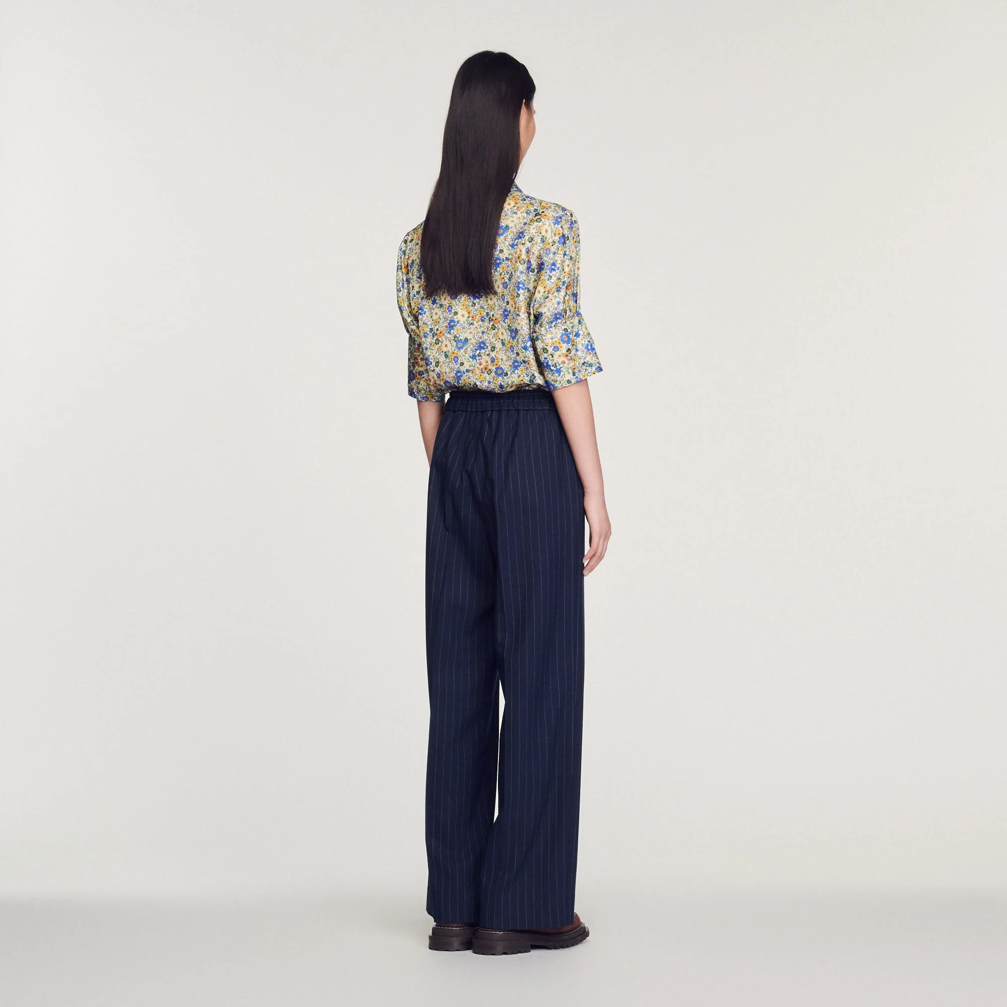 Pantalón ancho de rayas - Imagen 5