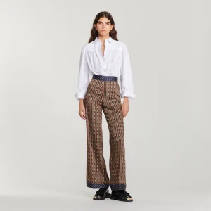 Pantalón fluido de varios estampados