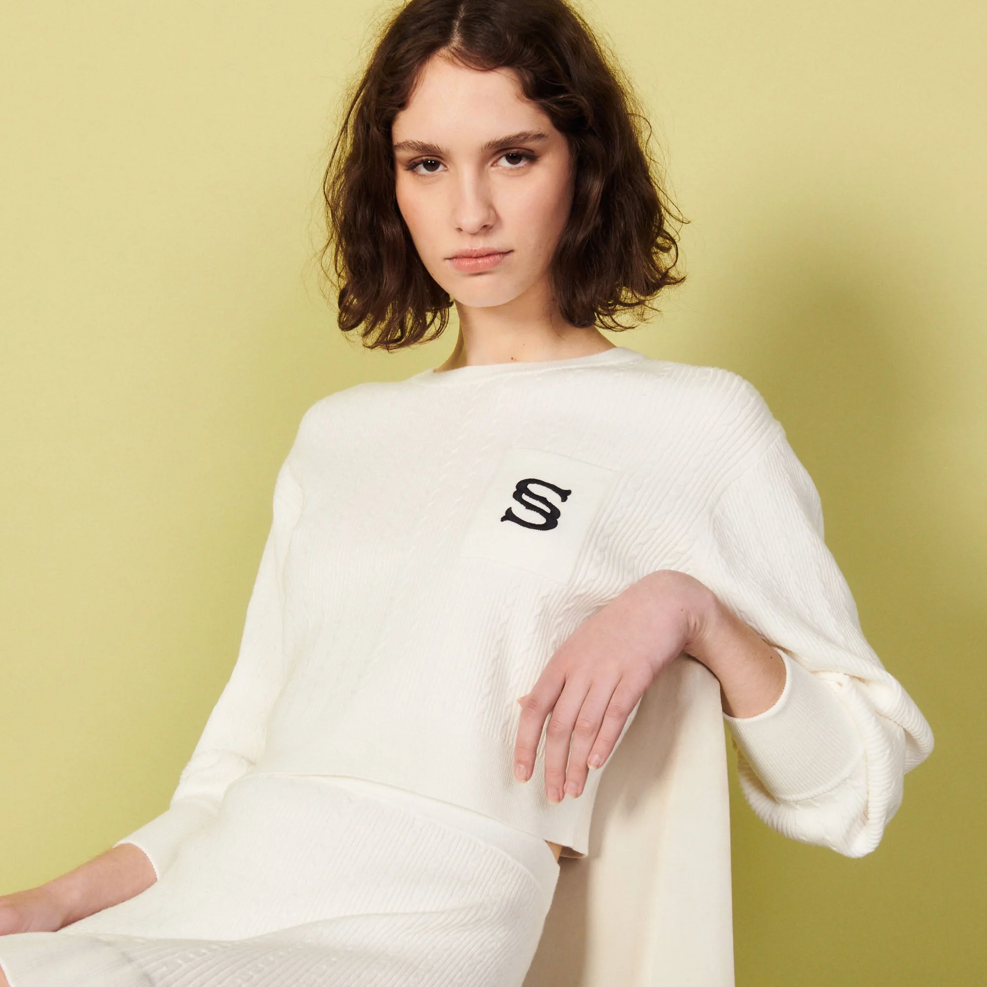 Jersey corto bordado