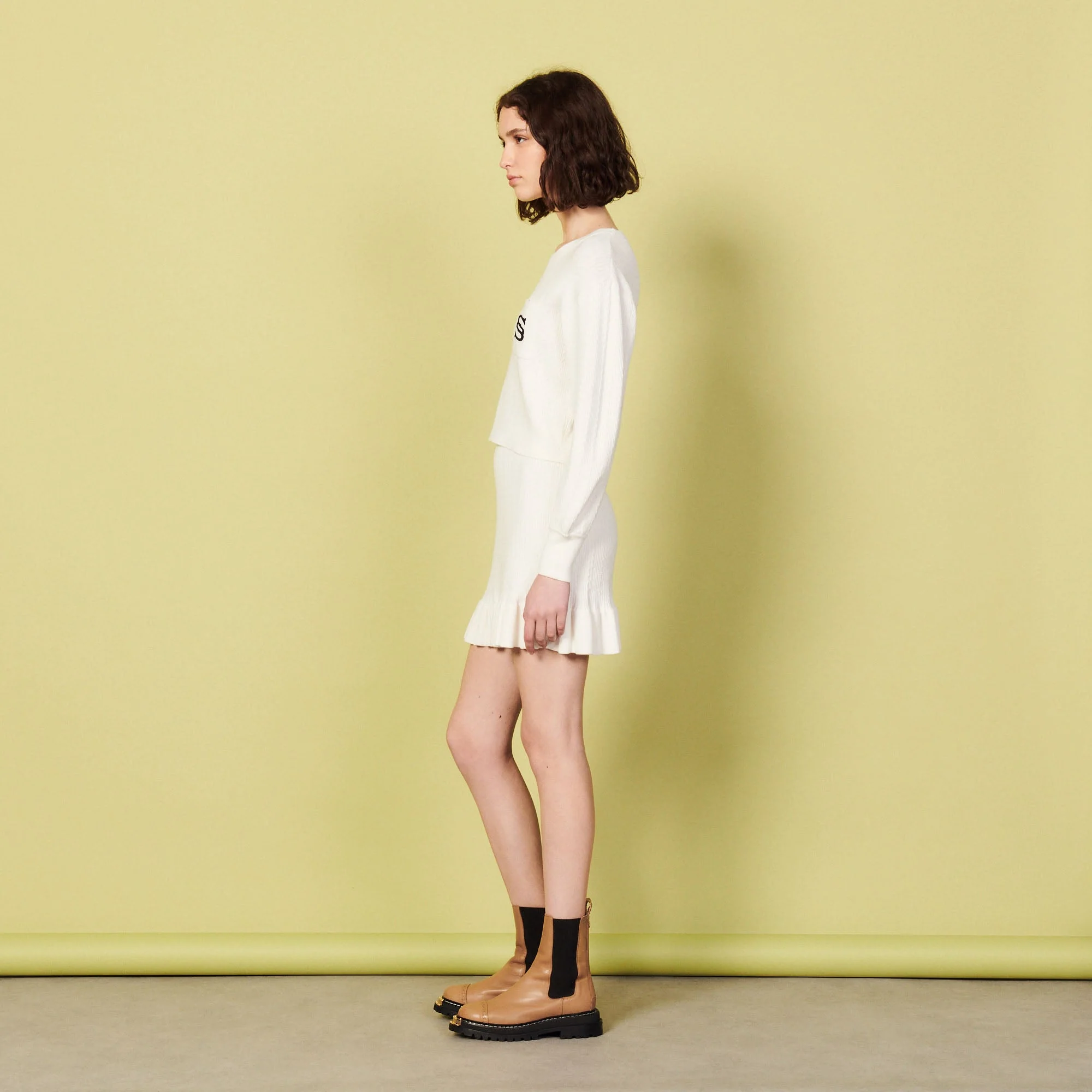 Jersey corto bordado - Imagen 3