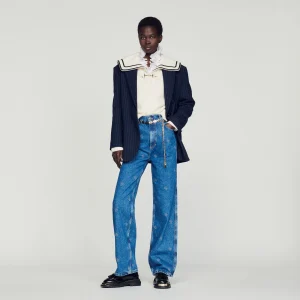 Jersey con cuello chaquetón