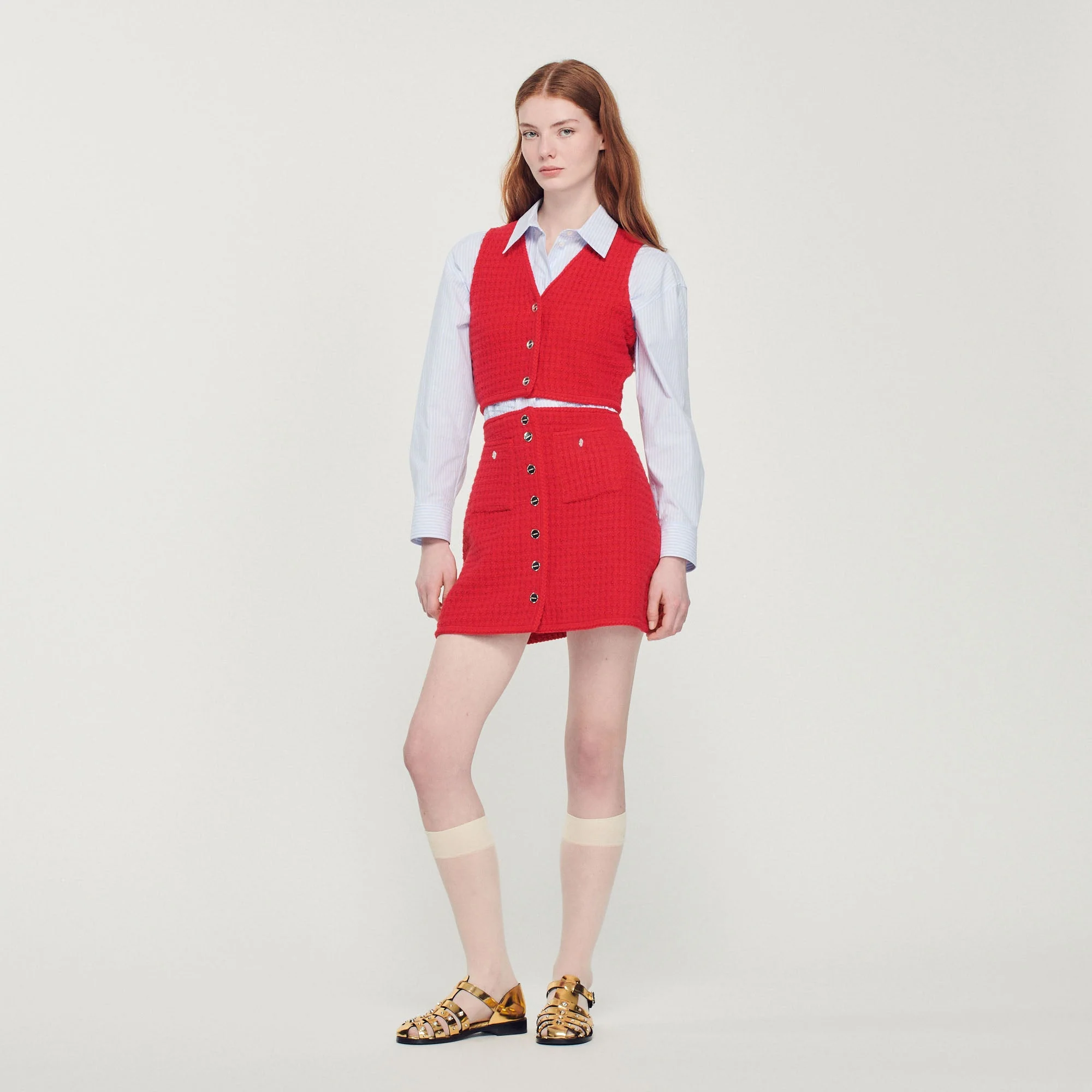 Jersey corto de tweed