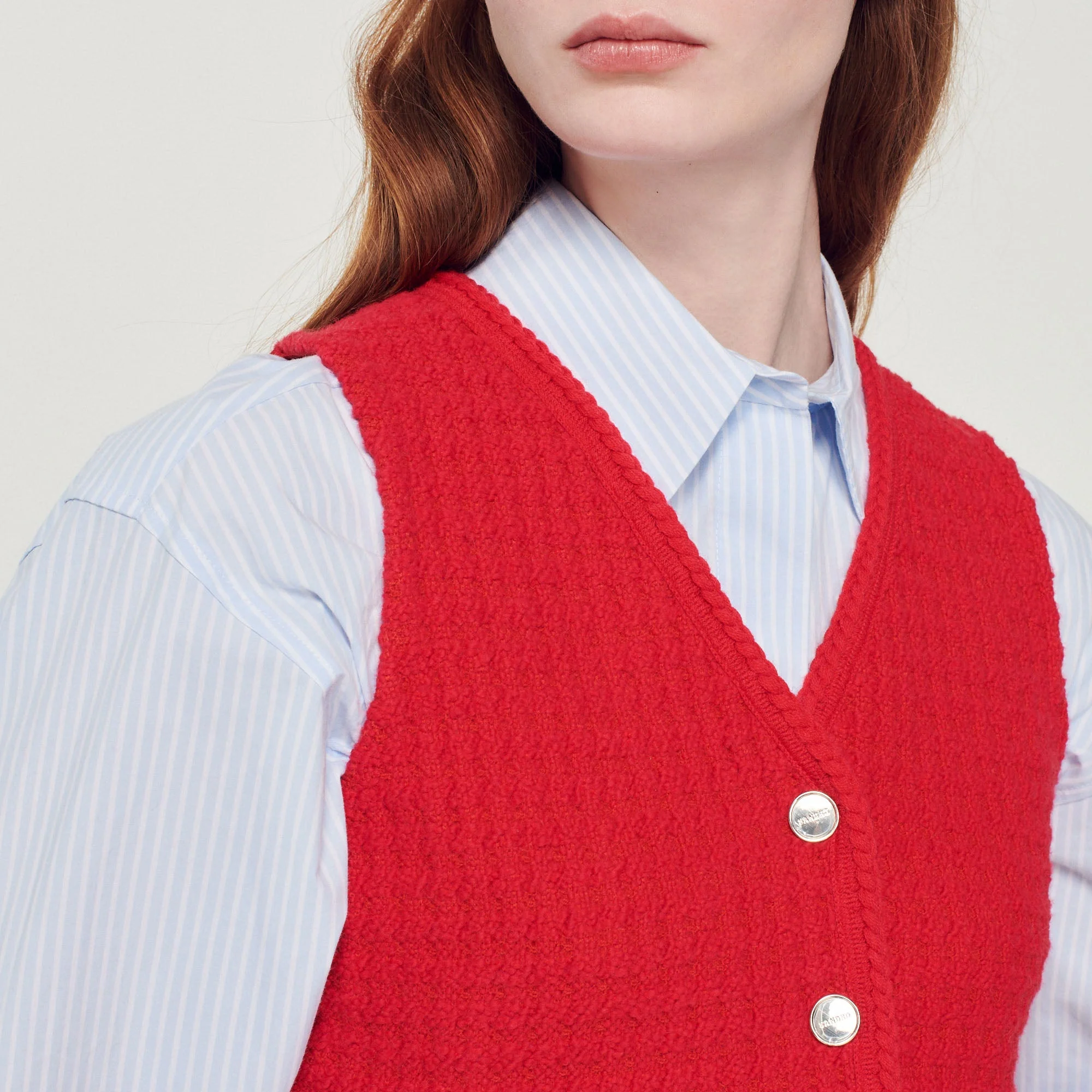 Jersey corto de tweed - Imagen 3