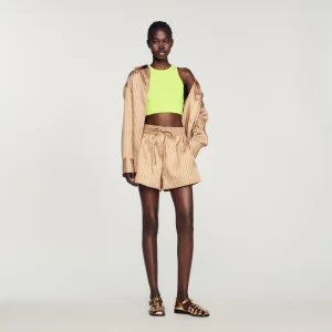 Top Corto De Punto Fino