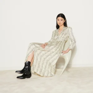 Vestido Shira Ecru y Negro