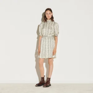 Vestido Shirel Ecru y Negro