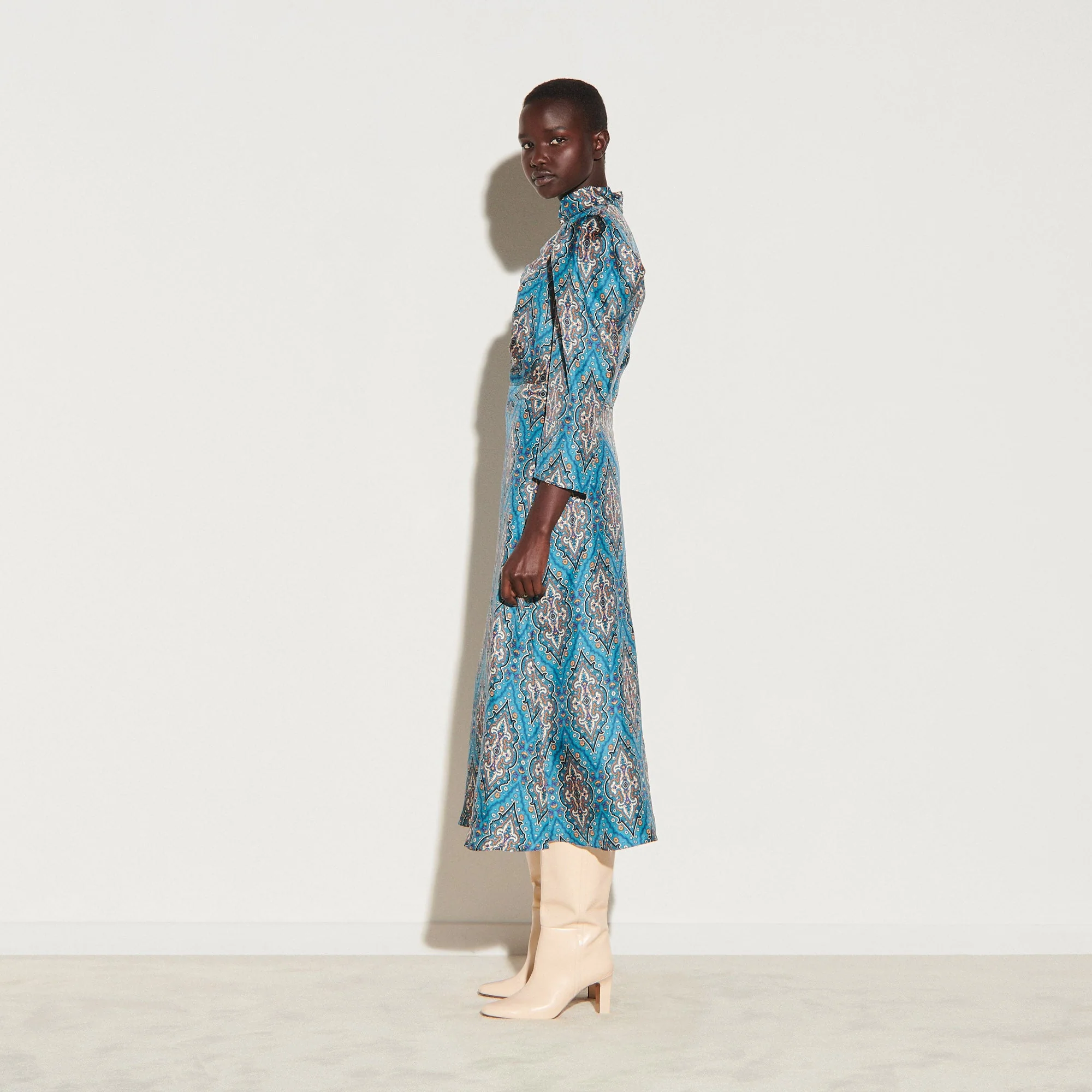 Vestido largo estampado toda la prenda Kaela - Imagen 3