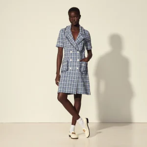 Vestido corto de tweed