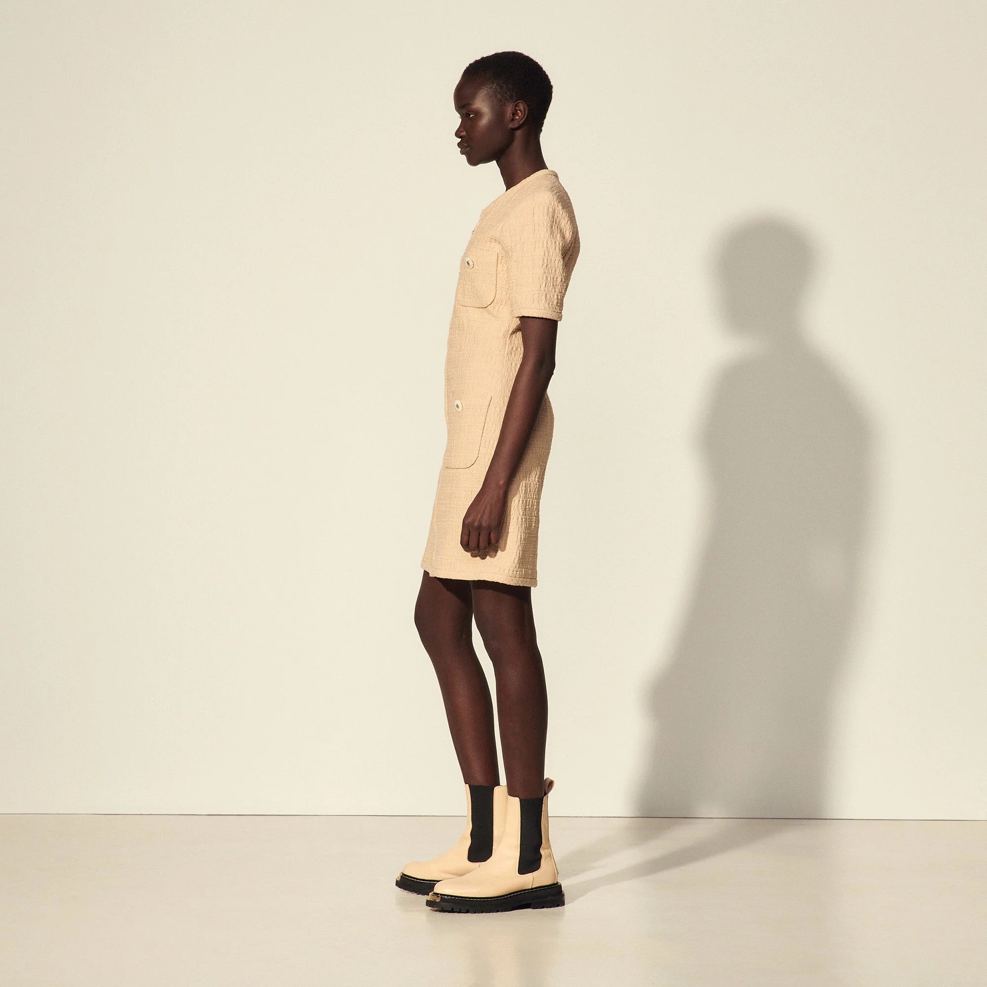 Vestido con cuello sastre - Imagen 3