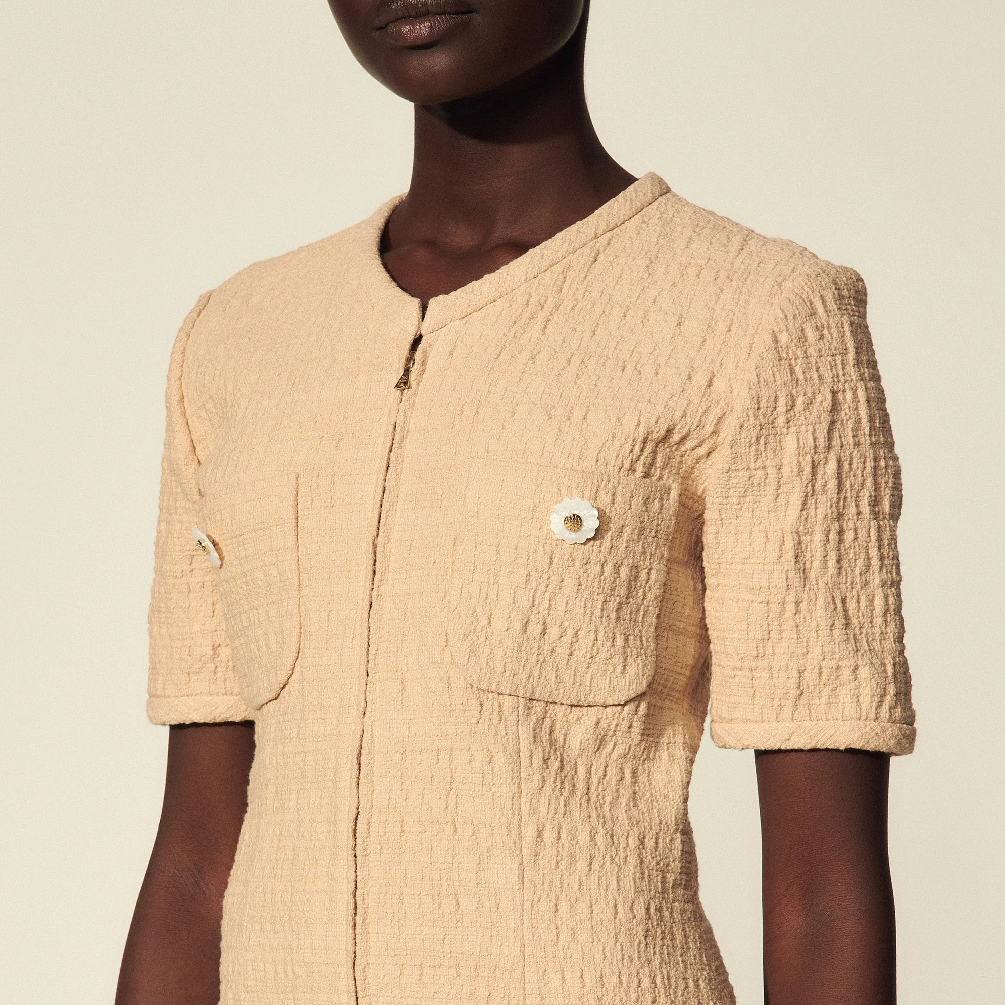 Vestido con cuello sastre - Imagen 4