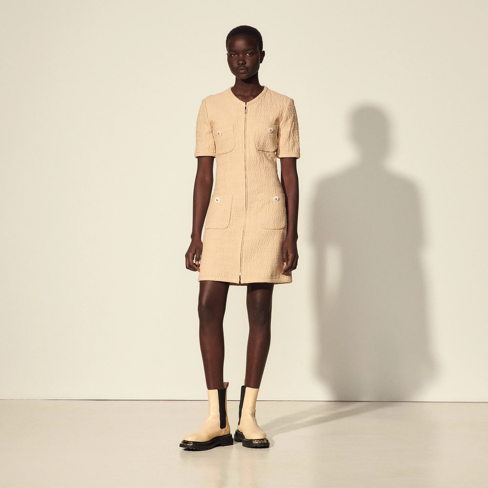 Vestido con cuello sastre - Imagen 5