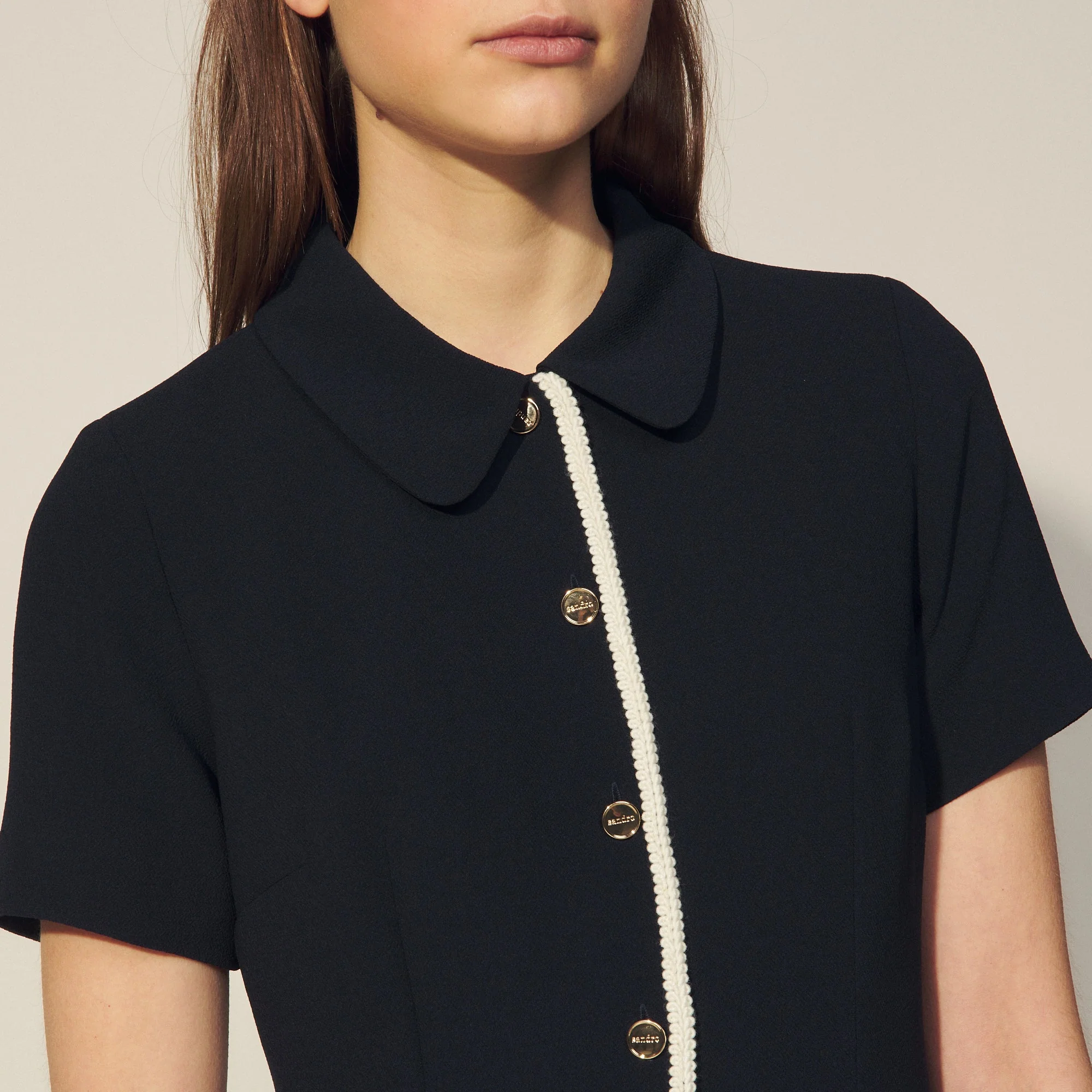 Vestido Alberta Azul Marino - Imagen 4