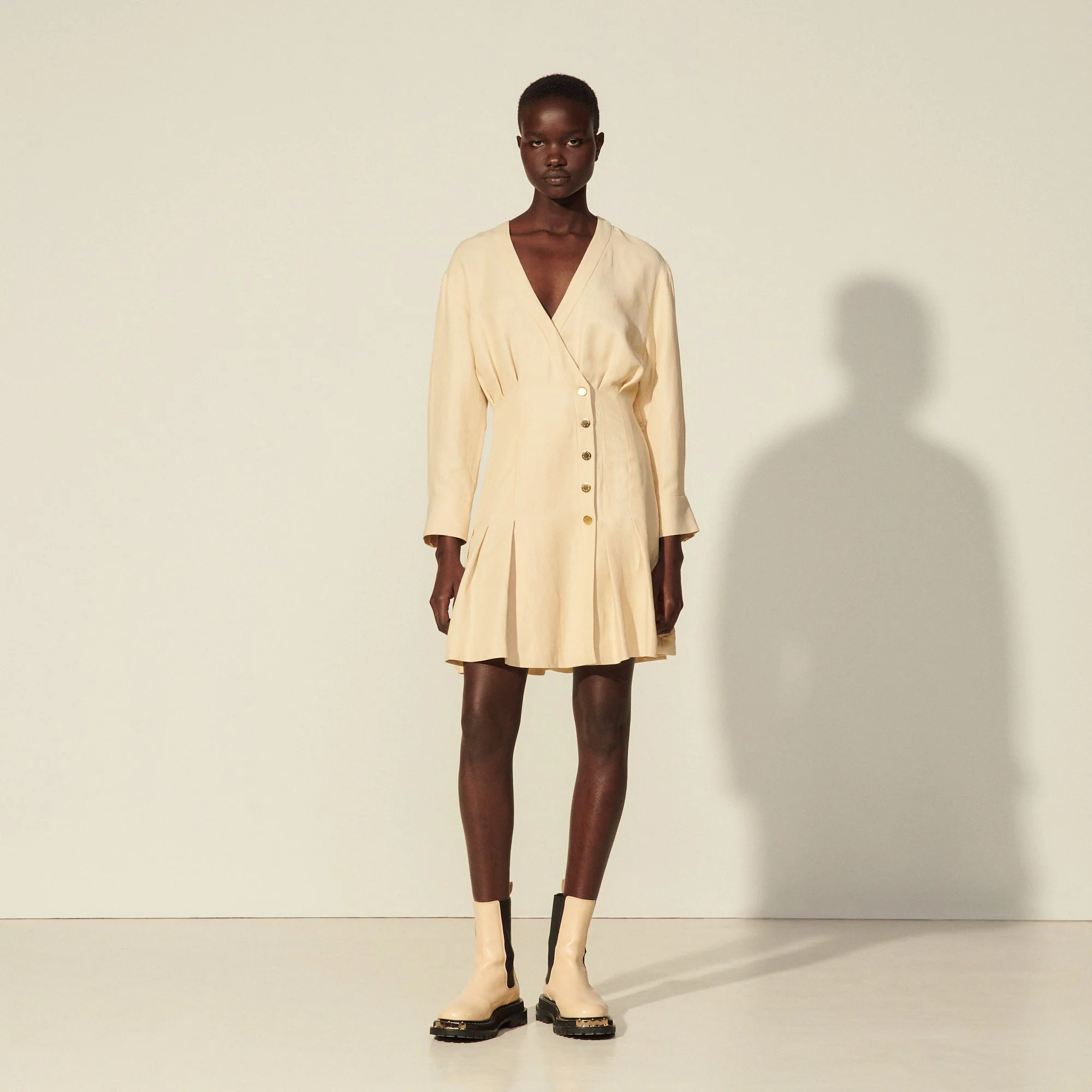 Vestido Annie Beige - Imagen 5