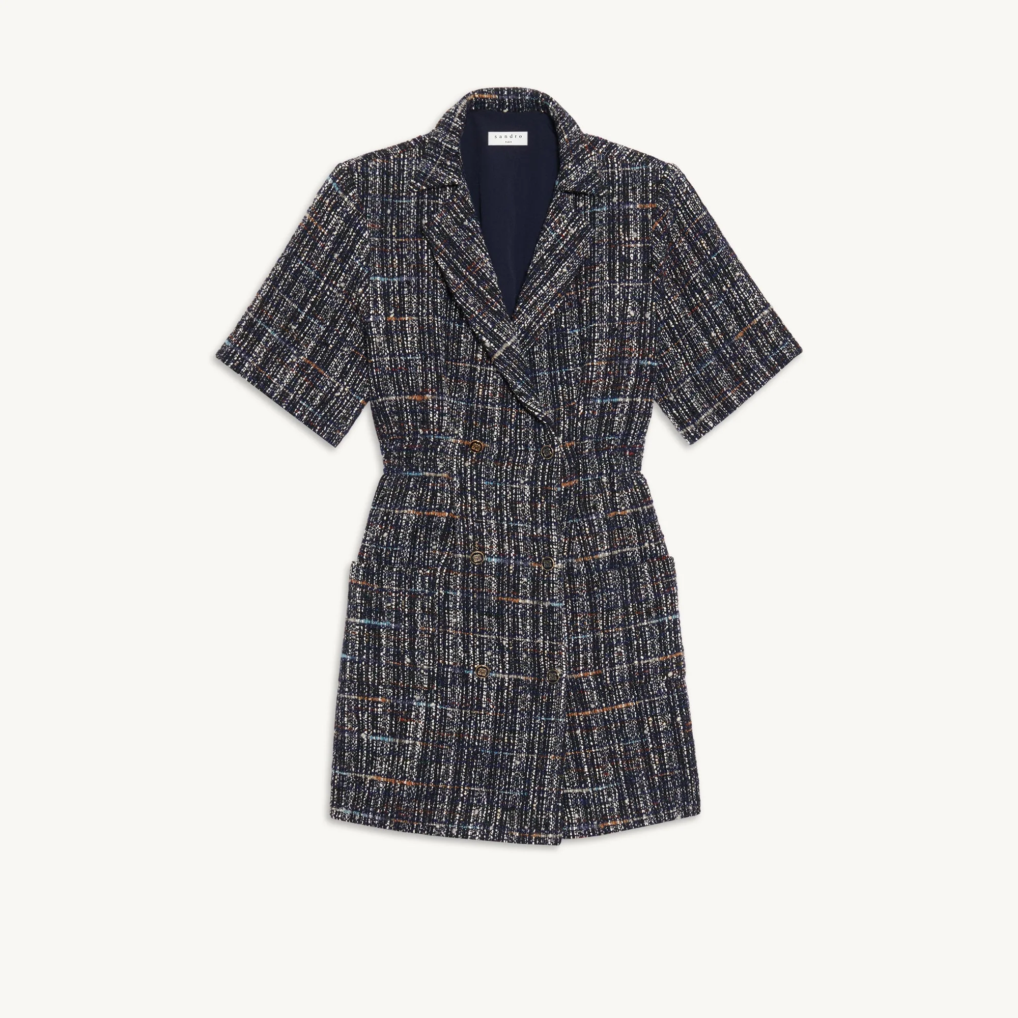 Vestido Tejido Alizou Azul Marino - Imagen 6