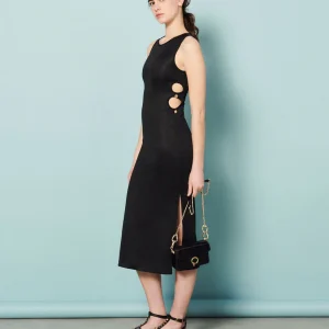 Vestido midi con aberturas