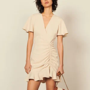 Vestido Tejido Albi Crema