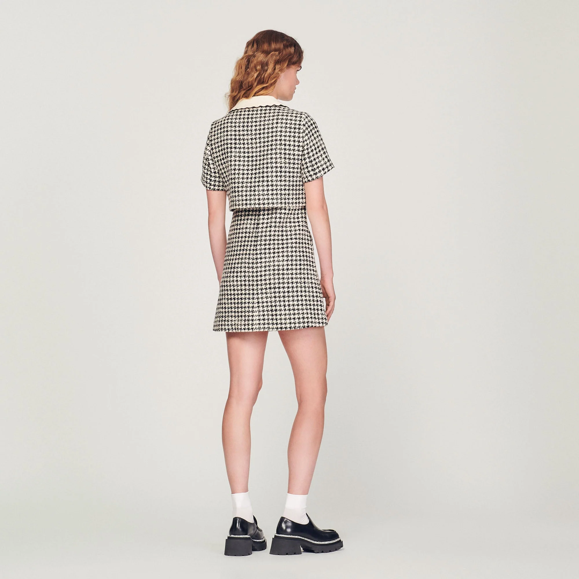 Vestido trampantojo de tweed - Imagen 5