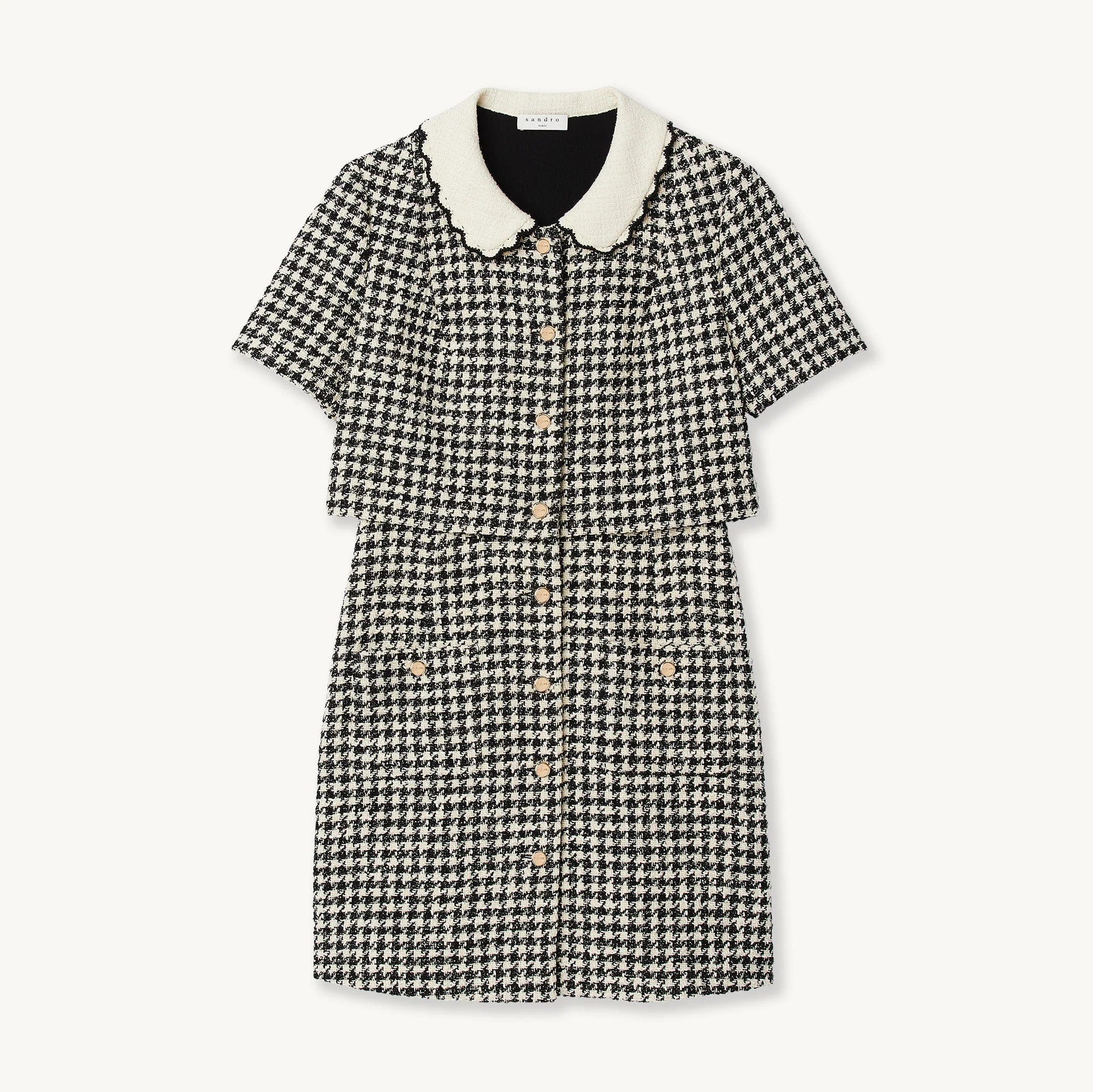 Vestido trampantojo de tweed - Imagen 6