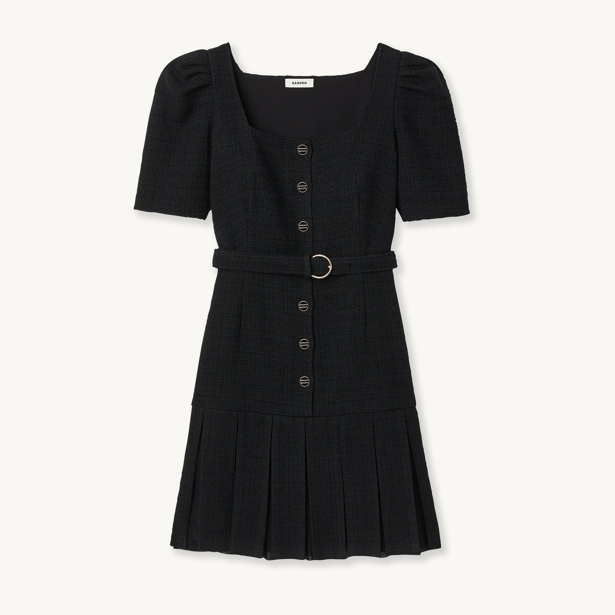 Vestido corto de tweed - Imagen 6