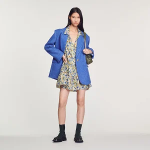 Vestido corto con estampado Blossom