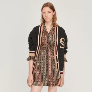 Vestido corto estampado