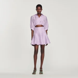 Vestido corto abierto