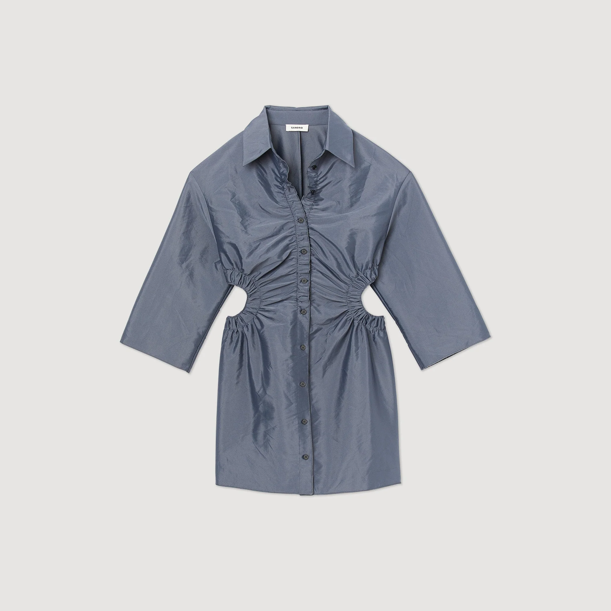 Vestido camisero corto - Imagen 7