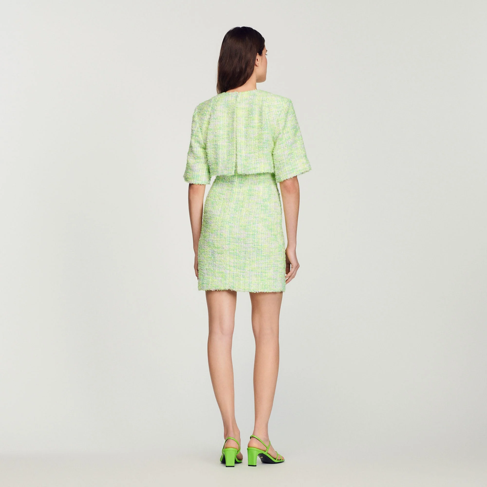 Vestido corto de tweed - Imagen 5