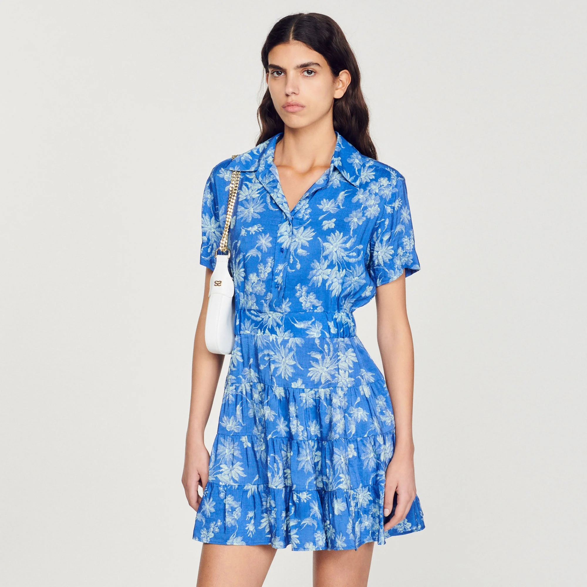 Vestido corto estampado - Imagen 4