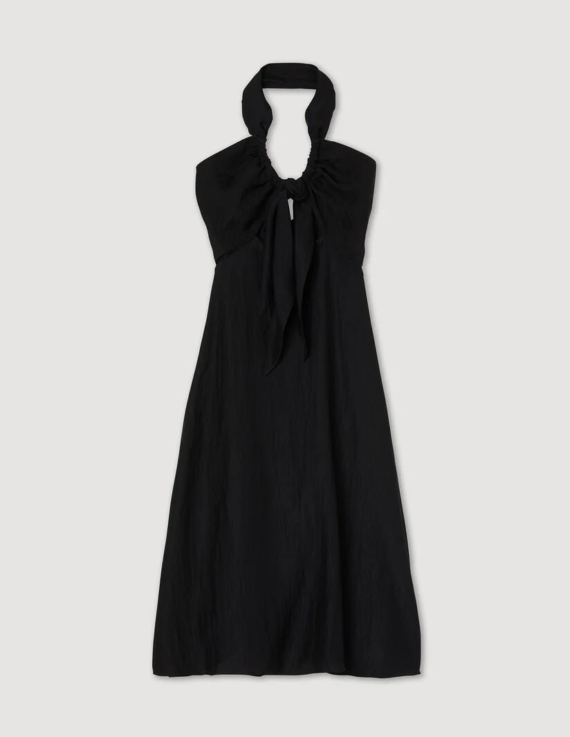 Vestido anudable con espalda desnuda - Imagen 7