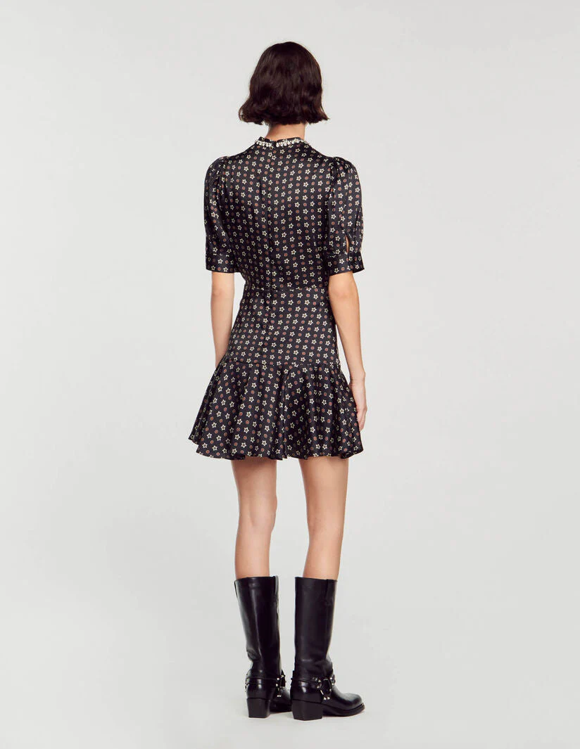 Vestido corto con estampado de estrellas - Imagen 4