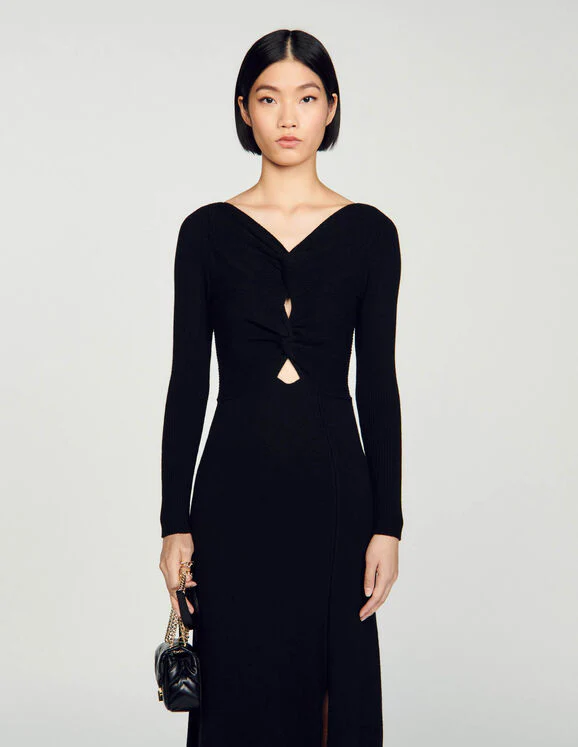 Vestido de punto trenzado - Imagen 3