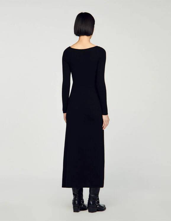 Vestido de punto trenzado - Imagen 4